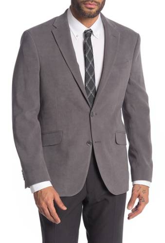 Imbracaminte barbati kenneth cole reaction solid front two-button blazer 030grey