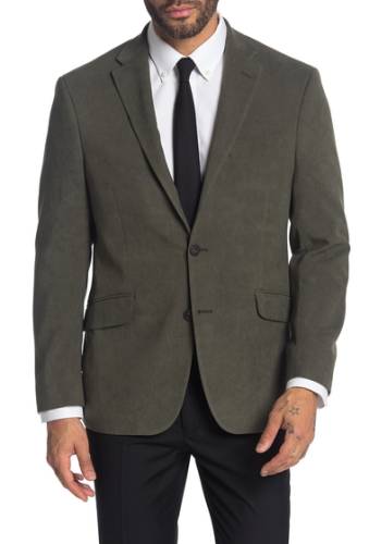 Imbracaminte barbati kenneth cole reaction solid front two button blazer jacket 340green