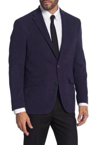 Imbracaminte barbati kenneth cole reaction solid front two button blazer jacket 410navy