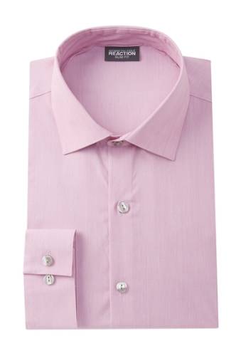 Imbracaminte barbati kenneth cole reaction solid slim fit dress shirt pink
