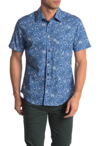 Imbracaminte barbati kennington bloom short sleeve shirt lt blue