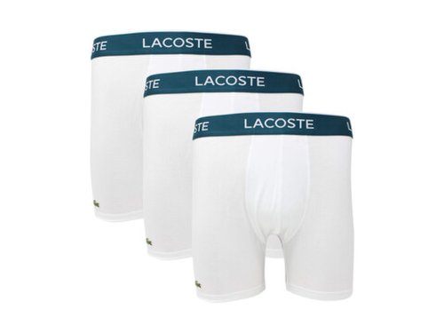 Imbracaminte barbati lacoste boxer briefs 3-pack casual classic white