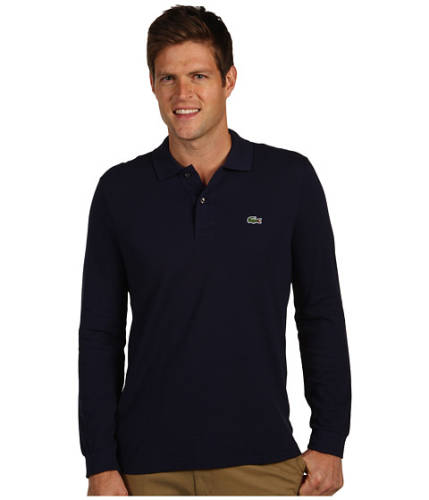 Imbracaminte barbati lacoste long sleeve classic pique polo shirt navy blue