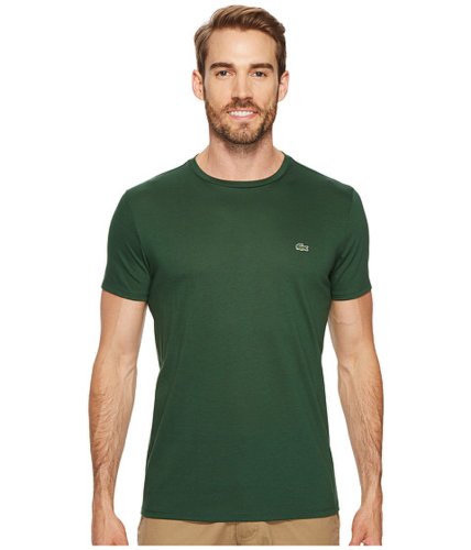 Imbracaminte barbati lacoste short-sleeve pima jersey crewneck t-shirt green