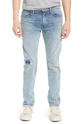 Imbracaminte barbati levis made and crafted 512 distressed skinny jeans - 32-34 inseam lmc reflection