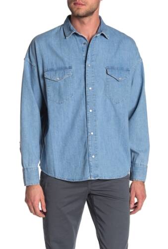 Imbracaminte barbati levis made and crafted western long sleeve regular fit shirt lmc washed western