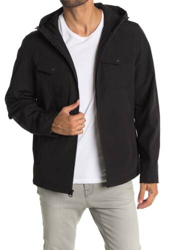Imbracaminte barbati levis military rain shell jacket black