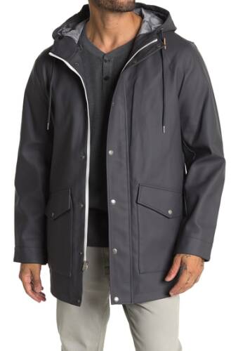 Imbracaminte barbati levis rainy days hooded jacket charcoal