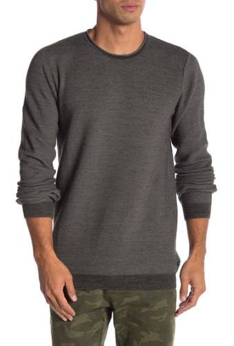 Imbracaminte barbati lindbergh textured long sleeve raglan sweater army mix