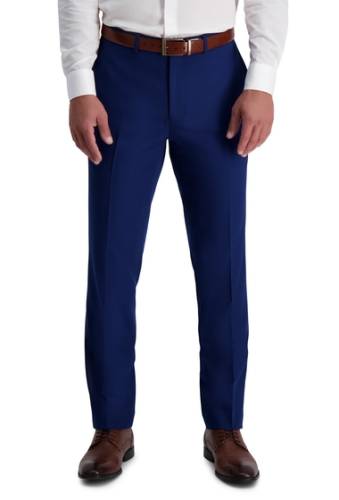 Imbracaminte barbati louis raphael skinny fit stretch gabardine solid pants blue