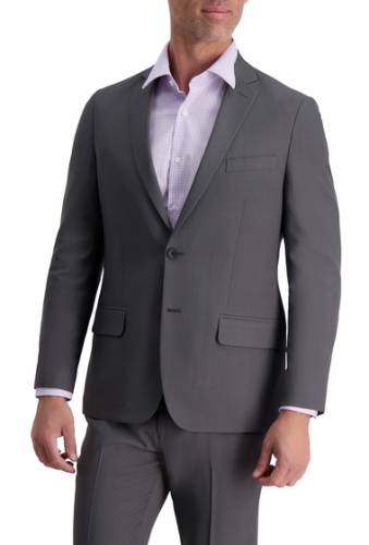 Imbracaminte barbati louis raphael slim fit stretch striated solid two button jacket dk grey