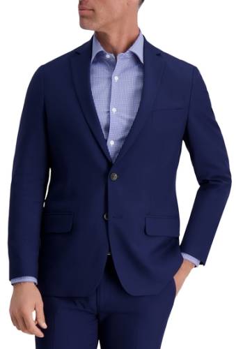 Imbracaminte barbati louis raphael slim fit stretch striated solid two button jacket midnight