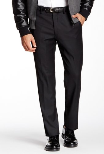 Imbracaminte barbati louis raphael solid stretch dress slim fit pants - 30-34 inseam black