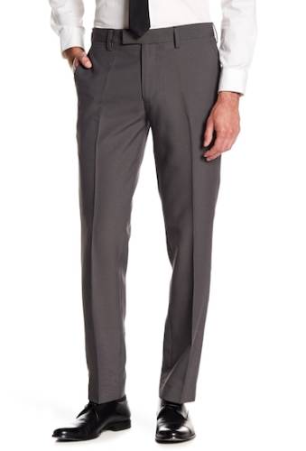 Imbracaminte barbati louis raphael stretch micro check print trousers - 30-34 inseam grey