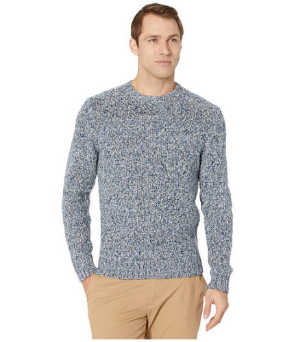 Imbracaminte barbati lucky brand cross marl stitch pullover sweater blue multi
