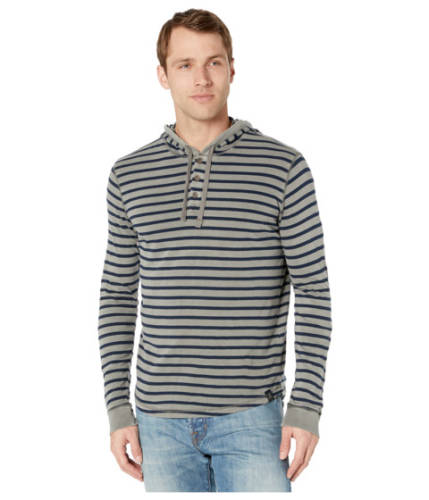 Imbracaminte barbati lucky brand french terry striped shasta sweatshirt multi stripe