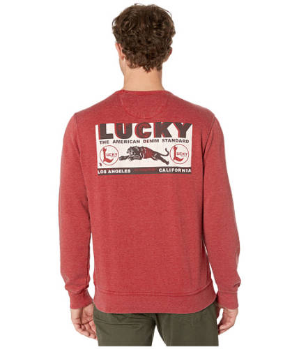 Imbracaminte barbati lucky brand panther sweatshirt red