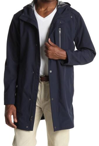 Imbracaminte barbati marc new york by andrew marc beckett water-resistant hooded jacket navy