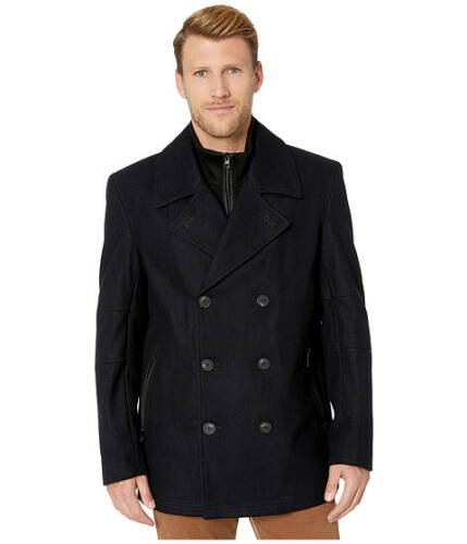 Imbracaminte barbati marc new york by andrew marc emmett double breast coat with inset ink