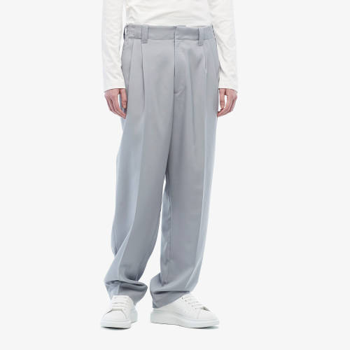 Imbracaminte barbati marni runway tropical wool pants light grey