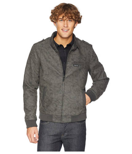 Imbracaminte barbati members only sueded pu iconic jacket grey