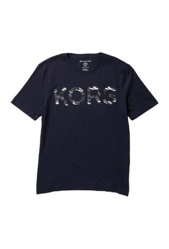 Imbracaminte barbati michael kors camo logo print t-shirt midnight-401