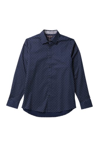 Imbracaminte barbati michael kors paisley printed regular fit shirt midnight