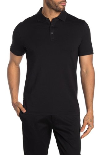 Imbracaminte barbati michael kors space dye polo shirt black