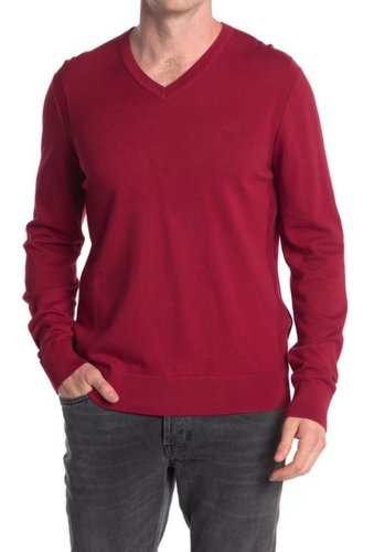 Imbracaminte barbati michael michael kors v-neck pullover sweater ruby red