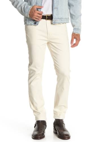 Imbracaminte barbati monfrere brando slim fit jeans vintage blanc