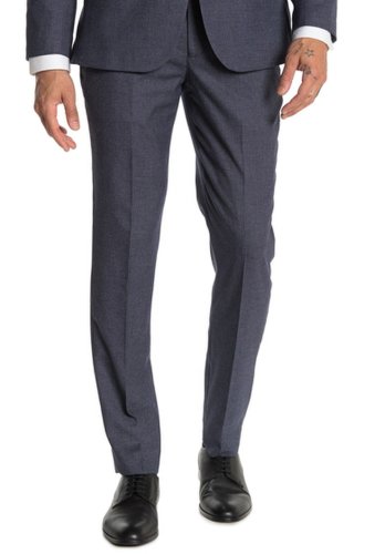 Imbracaminte barbati moss bros medium blue birdseye tailored fit suit separates pants - 30-34 inseam medium grey solid