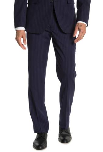Imbracaminte barbati moss bros navy stripe regular fit suit separates pants - 30-34 inseam navy stripe