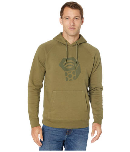 Imbracaminte barbati mountain hardwear hardweartrade logo pullover hoodie combat green