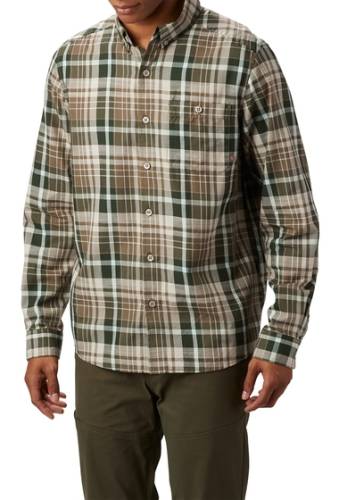 Imbracaminte barbati mountain hardwear minorc plaid regular fit shirt darklands