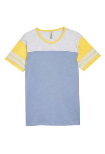 Imbracaminte barbati mtl apparel short sleeve football t-shirt c2 dusty blue