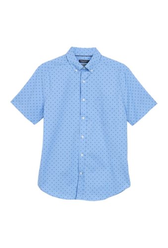 Imbracaminte barbati nautica geometric print short sleeve shirt ltlboyblue