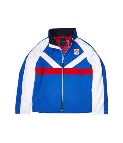 Imbracaminte barbati nautica lightweight colorblock jacket with back logo blue