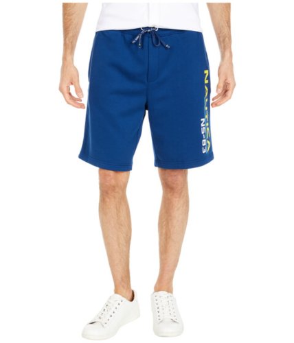 Imbracaminte barbati nautica ns-83 print knit shorts blue
