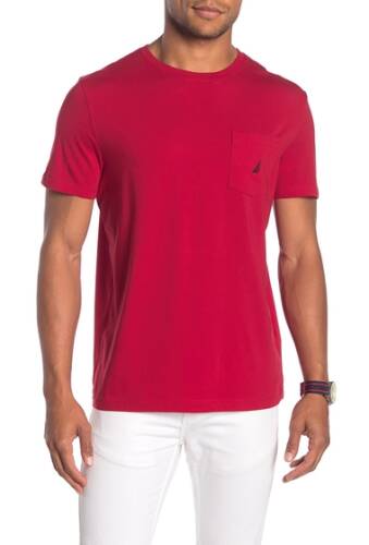 Imbracaminte barbati nautica pocket crew neck t-shirt nautica red