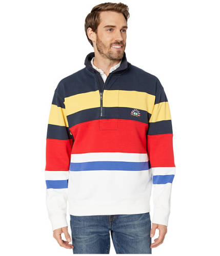Imbracaminte barbati nautica re-issue stripe 14 zip sweater navy
