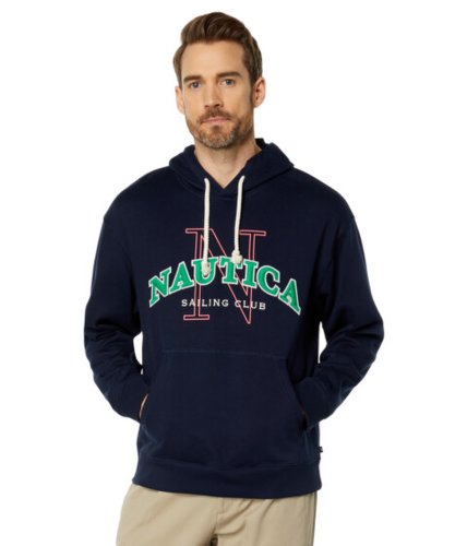 Imbracaminte barbati nautica sustainably crafted logo hoodie navy