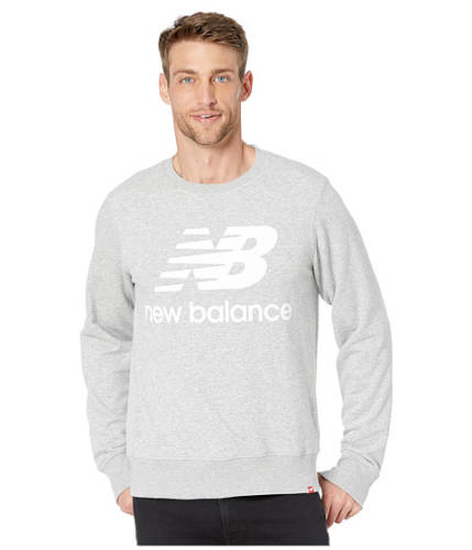 Imbracaminte barbati new balance essentials stacked logo crew athletic grey