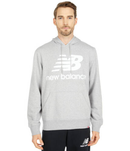Imbracaminte barbati new balance essentials stacked logo hoodie athletic grey