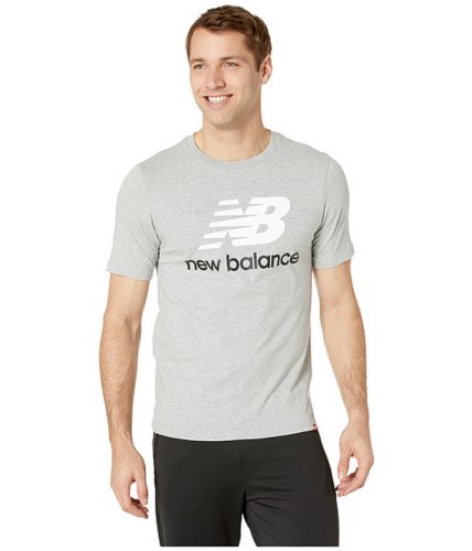 Imbracaminte barbati new balance essentials stacked logo tee athletic grey