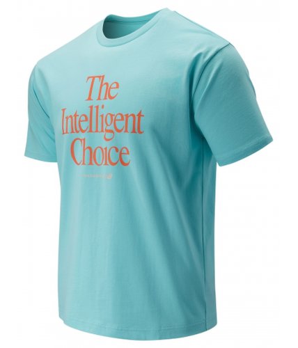 Imbracaminte barbati new balance men\'s intelligent choice tee blue with orange