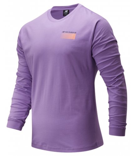 Imbracaminte barbati new balance men\'s sport style optiks long sleeve tee purple