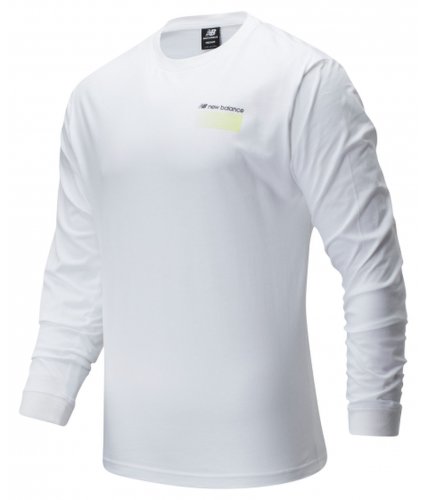 Imbracaminte barbati new balance men\'s sport style optiks long sleeve tee white