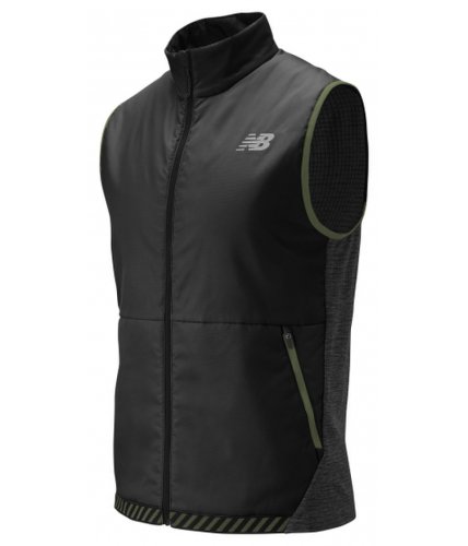 Imbracaminte barbati new balance nb heat grid vest grey with black