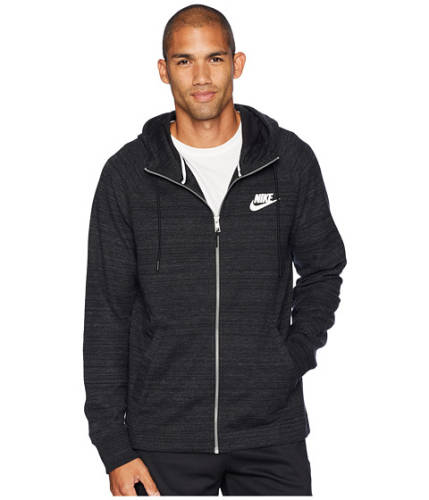 Imbracaminte barbati Nike nsw av15 hoodie full-zip knit blackheatherwhite