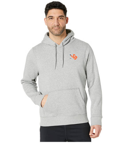 Imbracaminte barbati nike sb sb pullover graphic hoodie dark grey heatherteam orange